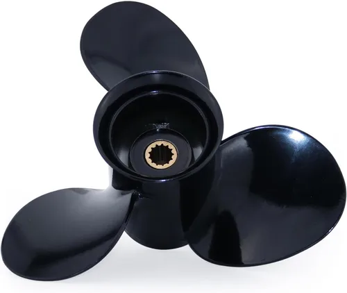 Vista 10 de CAPTAIN Hélice fuera de borda de aluminio para motores Evinrude/Johnson 8-15HP 13Tooth Spline RH