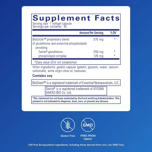 Vista 2 de Pure Encapsulations Glutatión liposomal – Apoyo inmunológico y desintoxicación hepática* – Protección antioxidante – con glutatión Setria – Sin OMG