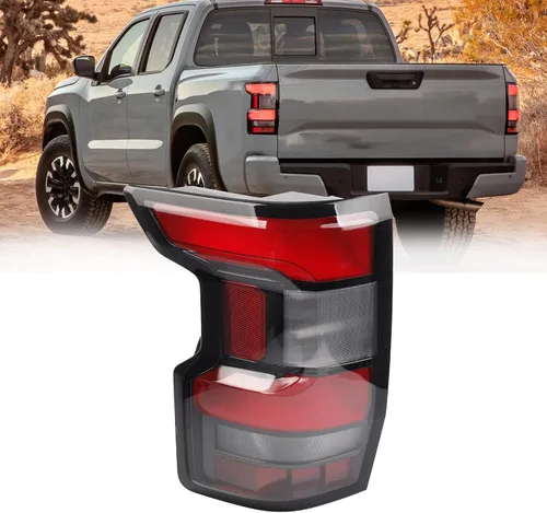Dasbecan Conjunto de luz trasera del lado izquierdo del conductor Lámpara trasera Compatible con Nissan Frontier 2022 2023 2024