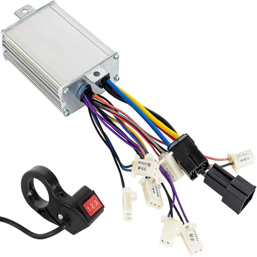 Controlador de motor cepillado de 36 V, 1000 W, control de velocidad de motor cepillado, con interruptor de 3 velocidades para scooter bicicleta