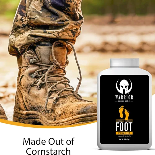 Vista 8 de Warrior Polvo antifúngico para pies – Jock Itch & Athletes Foot Treatment Powder – (juego de 1)