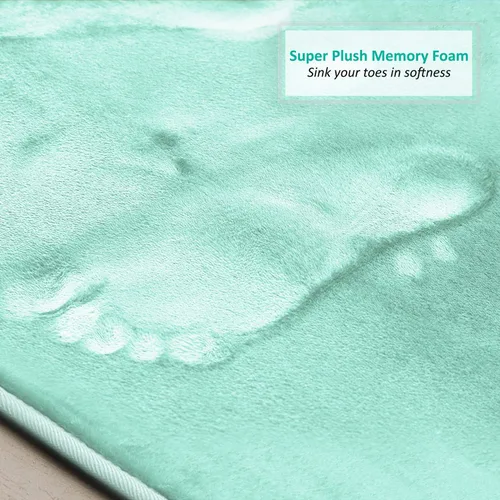 Vista 7 de Clara Clark tapete para baño, regadera o tina, de gomaespuma, negro, antiderrapante