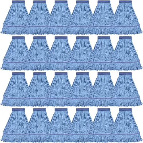 Vista 26 de Matthew Cleaning Cabezal de Trapeador de Servicio Pesado Repuesto Comercial para Limpieza General y de Pisos, Cabezal de Repuesto de Hilo de Extremo