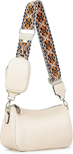 Herald Hobo Crossbody Bag for Women with Guitar Strap, Lightweight Vegan Shoulder Side Handbag with Coin Purse Pouch