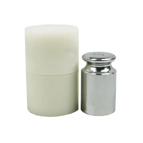 Vista 5 de HFS (R) Peso de calibración de 1.76 oz de balanza de cromo clase M2 Peso de calibración para báscula digital, báscula de bolsillo