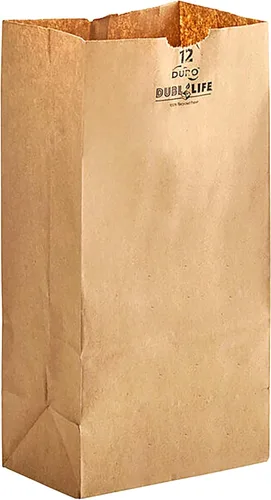 Vista 7 de Bolsas de papel Kraft FSC - HECHAS EN USA (500ct, 2 lb)