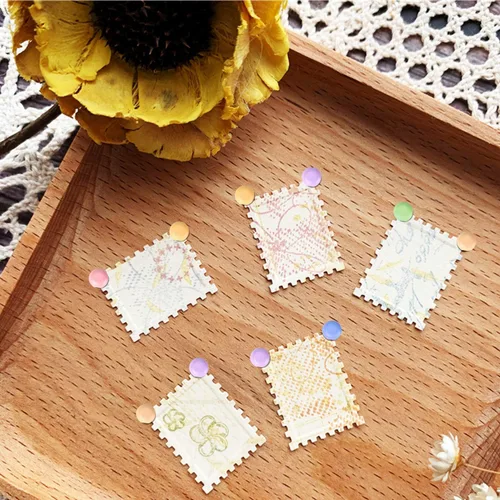 Vista 5 de moinkerin 200 Pcs Mini Brads for Paper Crafts 0.3 x 0.55inch Brad Fasteners Black Split Pins Pastel for DIY,Crafting,Scrapbooking,Stamping Round