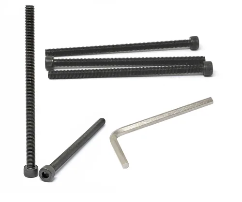 Vista 130 de iexcell - Juego de 100 tornillos de cabeza hexagonal M2 x 4 mm, paso de rosca 0.4 mm, acero de aleación grado 12.9, con acabado de óxido negro