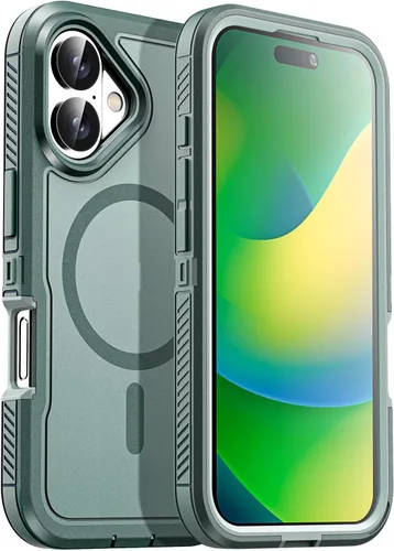 Vista 40 de AICase Funda para iPhone 13 Pro Max [compatible con Magsafe], protección magnética resistente contra caídas, cuerpo completo, a prueba de golpes, a