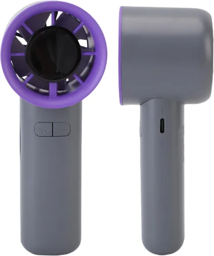 Vista 5 de Fdit Handheld Fan, USB Powered, Silent Handheld Fan with High Speed and Cold Wind, for Outdoor Travel, with Foldable Design