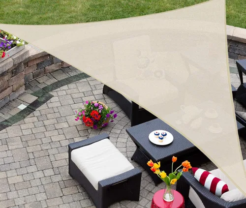 Vista 18 de AsterOutdoor - Toldo parasol rectangular de 6 x 10 pies, Toldo con bloqueador ultravioleta para patio, patio trasero, césped, jardín, actividades al