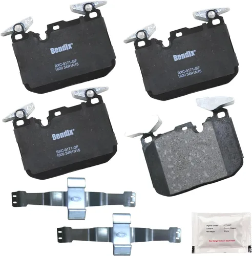 Vista 43 de Pastillas de freno delanteras semi-metálicas Bendix Priority1 CFM1774 para Ford Transit 2019-2017, Transit-150 2021-2015, Transit-250 2021-2015