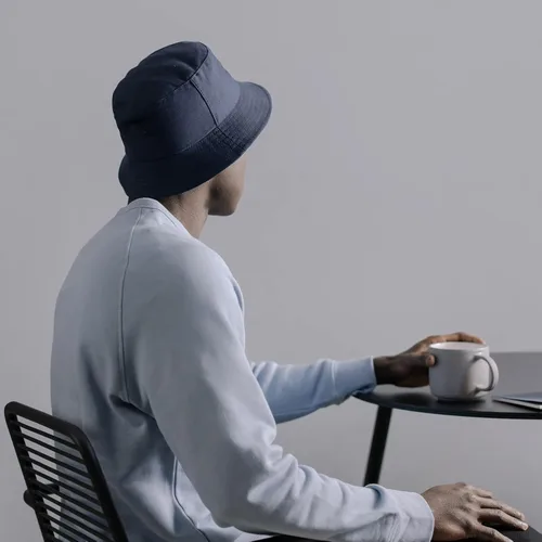 Vista 6 de NPJY Sombrero de pescador para mujeres y hombres, gorra de pesca de algodón para el sol