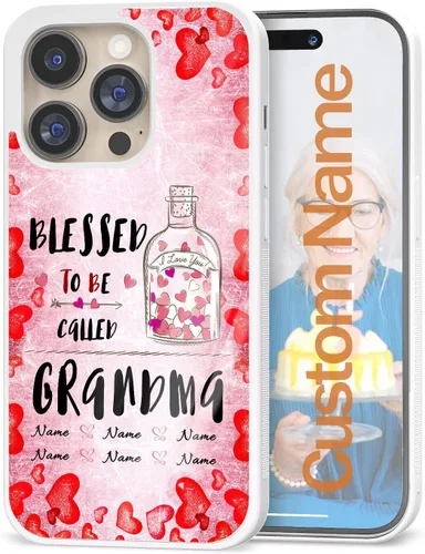 Vista 13 de Fundas de teléfono con texto en inglés "Mom Cute Dinosaurs" con citas de Best Mama Ever, regalos azules para mujeres y esposa para iPhone 11, 12