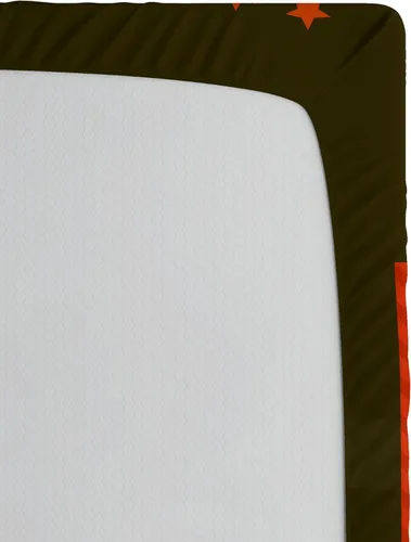 Vista 4 de Ambesonne Vintage 2 Pack Fitted Sheet, Retro Old Music Jukebox, Bed Cover All-Round Elastic Deep Pockets 2 Pieces, Package Contains 2 Full