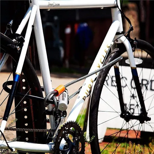 Vista 5 de KryptoFlex 710 Cable de Seguridad de Doble Bucle, 7 Pies de Largo Cable Antirrobo de Acero Trenzado Flexible para Bicicleta con Extremos en Bucle