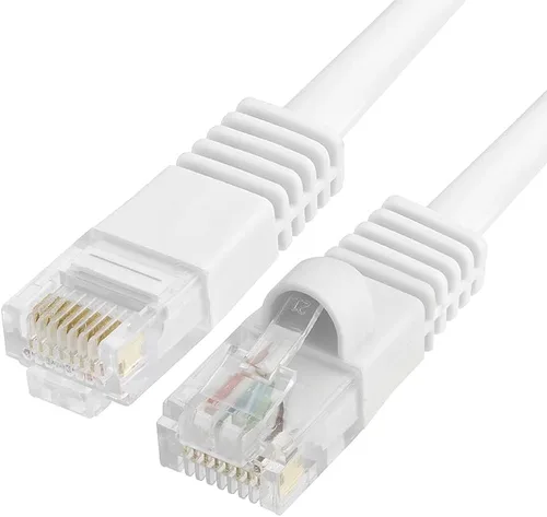 Vista 33 de Cmple - Cable Ethernet Cat5e de 1.5 pies, Cable Patch Ethernet UTP Cat 5e de 350 MHz, Cable LAN de red de 1 Gbps, conectores RJ45, compatible