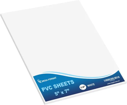 Vista 63 de Mega Format Hojas de plástico de PVC expandido – Hoja negra rígida de 5 x 7 pulgadas para manualidades, señalización y exhibiciones – Sintra