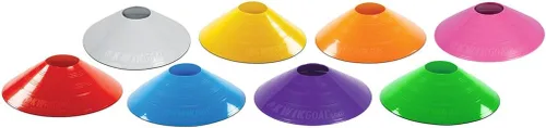 Vista 2 de Kwik Goal Cono de disco pequeño, paquete de 25