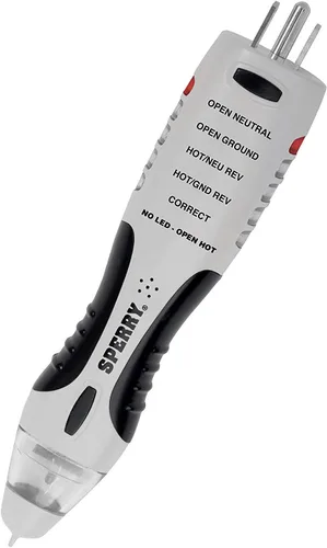 Vista 11 de Sperry Instrumentos VD7504GFI Detector de voltaje sin contacto doble control 2-en-1 + GFCI Analizador de circuito de salida, indicadores visuales