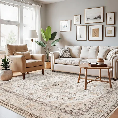 Vista 50 de Alfombra lavable de cocina de 2 x 6: antideslizante oriental interior alfombra pasillo Soft Easy Clean Thin Floor Throw Carpet for Bedroom