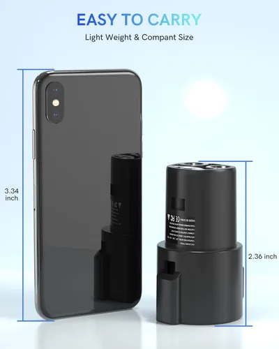 Vista 6 de Adaptador de cargador J1772 a Tesla, hasta 80 amperios 240 V CA, adaptador móvil EV para Tesla modelo 3/Y/X/S con carga rápida, compatible