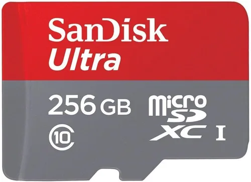 Vista 2 de La tarjeta de memoria MicroSDXC SanDisk Ultra UHS-I de 256 GB clase 10 de 90 mb/s funciona con Samsung Galaxy S8, S8 Plus, S8 Note, S7, S7 Edge