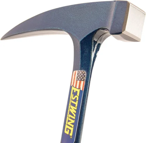 Vista 4 de ESTWING Rock Pick - Martillo de geología de 24 onzas con punta puntiaguda y agarre de reducción de golpes - E6-24PC