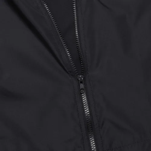 Vista 7 de PESION Chaqueta impermeable ligera para mujer, rompevientos con capucha y bolsillo para exteriores Verde militar