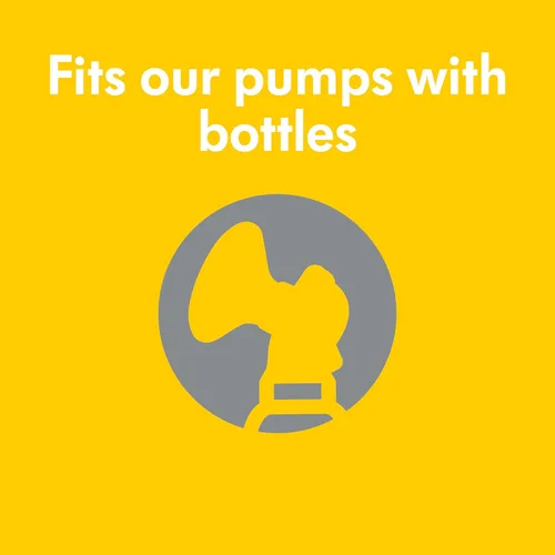 Vista 4 de Botellas de colección y almacenamiento de leche materna por Medela, 8 oz, Transparente