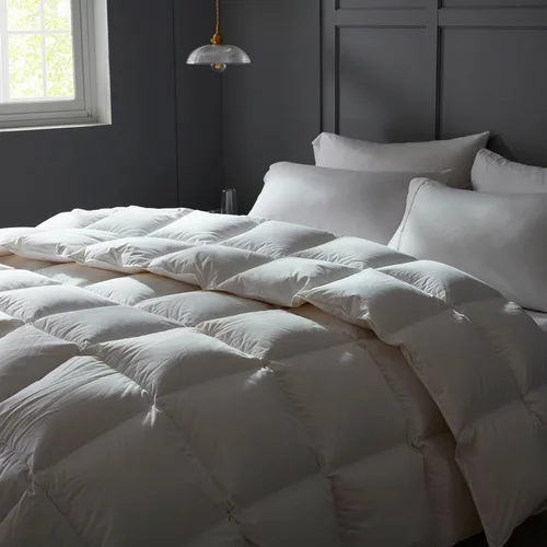Vista 5 de BedTreat Edredón de lujo de plumón de ganso tamaño Queen, relleno de edredón prémium de colección de hotel para todas las estaciones con funda