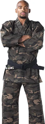 Vista 8 de Ronin Karate Uniform Men - Raro Heavy Weight Camouflage Karate Gi