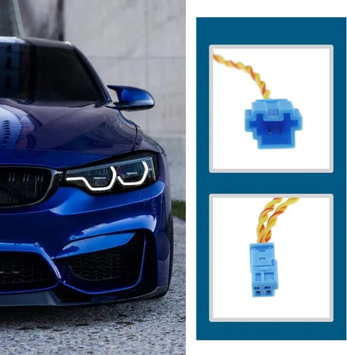 Vista 3 de 2 piezas de arnés de cableado de altavoces compatibles con BMW X1/X3/X5 F10/F18/F30/F20/E60/E90/E70