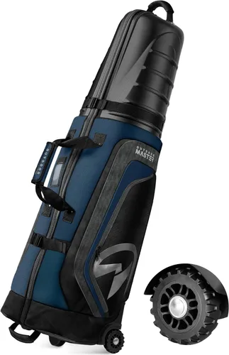 Bolsas de viaje de golf OutdoorMaster para aerolíneas con ruedas y parte superior de caja rígida, protegen los palos de golf, ligeras y fáciles de