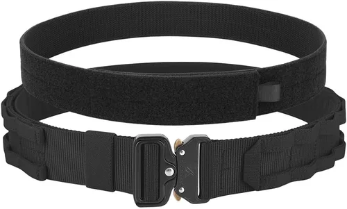 Vista 3 de KRYDEX Cinturón MOLLE Rigger de Liberación Rápida 1.75 Pulgadas Cinturón Táctico Resistente Interior y Exterior