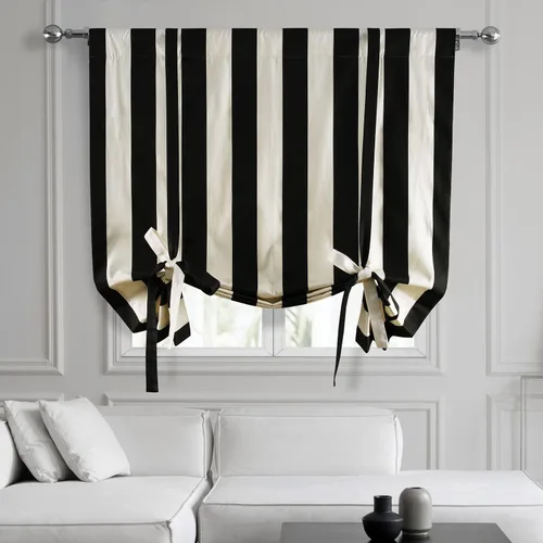 Vista 23 de HPD Half Price Drapes Ikat - Cortinas enrollables para oscurecer la habitación, 46 x 63 pulgadas, cortina enrollable de algodón para ventana de sala
