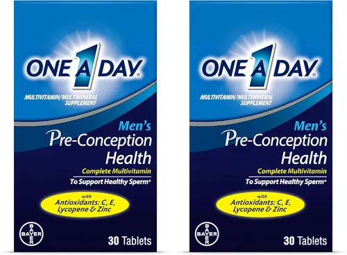 Vista 10 de One A Day Multivitamínico de salud preconcepcional para hombres para apoyar el esperma saludable, suplemento para hombres con vitamina C, vitamina