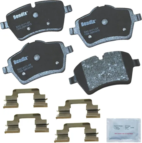 Vista 379 de Pastillas de freno delanteras semi-metálicas Bendix Priority1 CFM1774 para Ford Transit 2019-2017, Transit-150 2021-2015, Transit-250 2021-2015