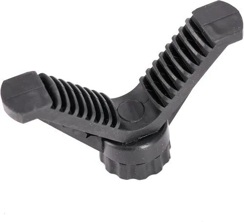 Vista 3 de HUNTPAL 360° Rotatable V Yoke Gun Holder Rifle Rest for Shooting Stick Tripod Stand, Nylon Heavy Duty Mount Attachment with 2 Pcs 3/8" to 1/4