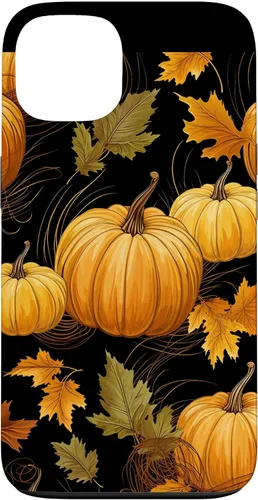 Vista 8 de Autumn Leaves Pumpkins Fall Season Thanksgiving Halloween Case for iPhone 16