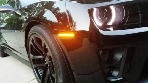 Vista 4 de iJDMTOY Luces LED de posición laterales delanteras para Chevrolet 2010-2015