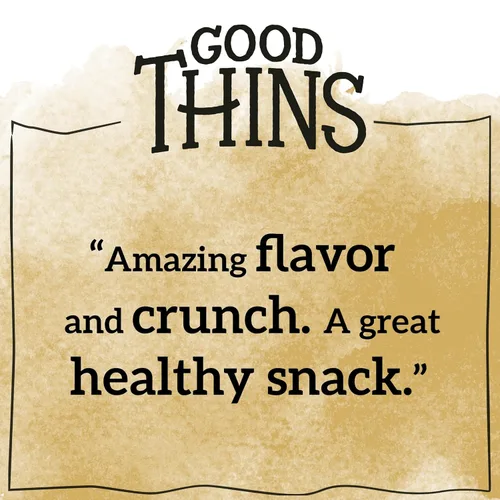 Vista 11 de Good Thins Snacks de arroz con sésamo galletas sin gluten, 3.5 onzas