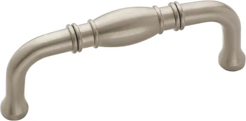 Vista 13 de Amerock Granby 3-3/4 pulgadas (96 mm) de centro a centro Bronce champán Tirador de gabinete - paquete de 10 unidades Champagne bronce