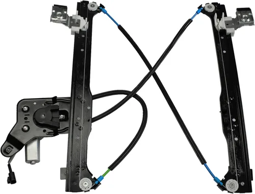 Vista 2 de LAFORMO Regulador de ventanilla eléctrico trasero del lado del conductor + pasajero con conjunto de motor compatible