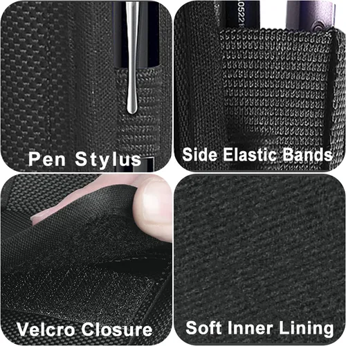 Vista 5 de Funda para teléfono celular para iPhone 11, 12, 13, 14 Pro Max, XR, Samsung Galaxy S21, S20, FE S22 Plus Ultra S9+ A13 A53 A12 Moto de nailon