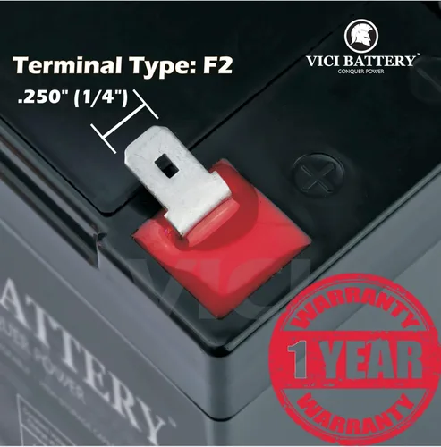 Vista 3 de Batería de repuesto VICI para ExpertPower EXP12120-6 (12 V, 12 Ah)