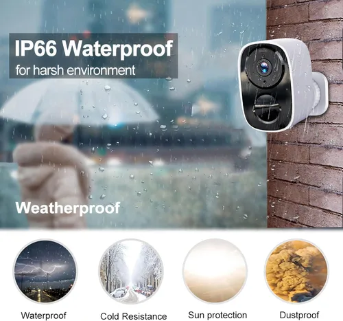 Vista 7 de 2026 Upgraded 2K Security Cameras Wireless Outdoor (2 Pack), Free Cloud Storage, Long Battery Life, AI Motion Detection, Spotlight & Siren