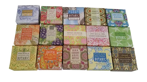 Vista 2 de Greenwich Bay Trading Company Sampler de jabón 16 paquetes de barras de 1.9oz - Paquete 16 artículos