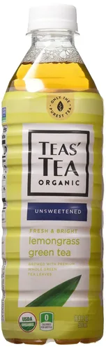 Vista 10 de Teas' Tea Té verde de jazmín sin azúcar, 16.9 onzas (paquete de 12) orgánico, sin azúcar, 0 calorías