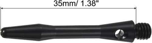 Vista 2 de PATIKIL Dart Shafts - Tallos de dardos de aluminio de rosca mediana de 2BA, accesorios de lanzamiento para punta de acero